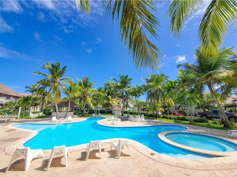 AB258, Nice 3 bedroom townhouse for rent at Villas del Sol 2 - Villas Bavaro